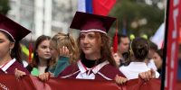 В Благовещенске в седьмой раз прошел Парад студенчества - Администрация г. Благовещенск
