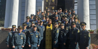 Орловские сотрудники МЧС России приняли участие в благодарственном молебне в честь иконы Божьей Матери «Неопалимая Купина» - МЧС