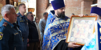 Руководство и сотрудники Главного управления МЧС России по Московской области приняли участие в божественной литургии в честь иконы Божией Матери «Неопалимая Купина» - ГУ МЧС МО