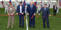 Новый футбольный манеж открылся в Новосибирской области - Министерство физкультуры и спорта