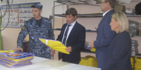 Глава Завьяловского района Удмуртской Республики ознакомился с производственными возможностями исправительной колонии № 7 - УФСИН России по УР