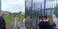«Умную» спортивную площадку открыли в псковской Тямше - Pln-Pskov.Ru