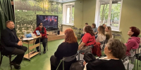 В Василеостровском районе открылась выставка вязаных картин «Я вижу сердцем и руками» - Василеостровский район