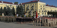Кадеты, юнармейцы и курсанты приняли участие в параде на площади Партизан - Мглинские Вести