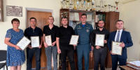 В администрации сельского поселения аула Хатукай состоялось торжественное награждение - ГУ МЧС России