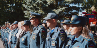 В Брянске отметили 83-ю годовщину освобождения города и вручили первые и очередные специальные звания - МЧС
