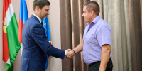 Стефан Перевалов вручил медали «70 лет городу Обнинску» работникам предприятий - Администрация города
