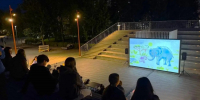 Мультфильм про Обнимаму в парках Казани показали более полутора тысяч раз - Зеленодольский район
