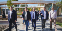 Пляжная зона с амфитеатром, скейт-парк и пергола со сценой появились в благоустроенном парке имени 777-летия Нижнего Новгорода - Администрация г. Нижний Новгород