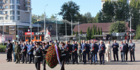 Торжественные мероприятия, посвященные 83-й годовщине освобождения от немецко-фашистских захватчиков и 1041-летию города Брянска - Городской совет народных депутатов