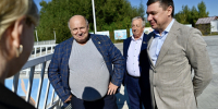 В селе Глазок глава региона оценил благоустройство и посетил ряд объектов - Michurinsk68.Ru
