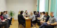 В  Отделе образования администрации Наровчатского района состоялось совещание с руководителями образовательных организаций - Наровчатский район