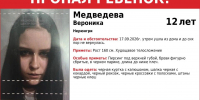 Помогите найти! В Нерюнгри разыскивают 12-летнюю Веронику Медведеву - ИА SakhaTime