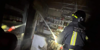 В Ачинске горел торговый павильон - Газета Красноярский рабочий