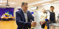 Мэр Улан-Удэ одним из первых проголосовал на выборах - Газета Номер один