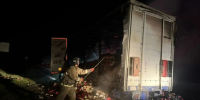 В Самарской области сгорел прицеп с кондитерскими изделиями - SamaraGIS.Ru