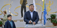 Владислав Ховалыг принял участие в едином дне голосования - Правительство Республики Тыва