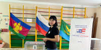 Первые кадры голосующих — от наблюдателей Славянского района. - Газета Заря Кубани