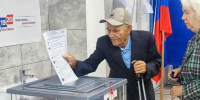 В Волгограде 102-летний ветеран проголосовал на выборах - Комсомольская Правда