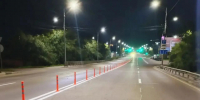 В Благовещенске на улице Театральной обновили разметку и установили сигнальные столбики - Администрация г. Благовещенск