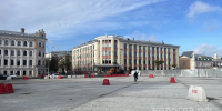 Фрагмент пл. Революции открыли для пешеходов в Вологде - Вологда.РФ
