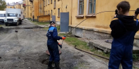 На военных объектах Челябинска прошла тренировка по ликвидации аварий на коммунальных сетях. - MediaЗавод