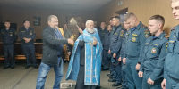 Клирики Нижегородской митрополии совершили богослужения для сотрудников МЧС в день празднования иконы Божией Матери «Неопалимая Купина» - Нижегородская епархия