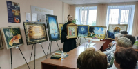«Слово вечное на холсте» — в Гавриловом Посаде открылась миссионерско-просветительская выставка к престольному празднику - Шуйская епархия