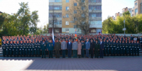 В Уральском институте ГПС МЧС России состоялась торжественная церемония принятия присяги курсантами первого курса - УрИ ГПС МЧС РФ