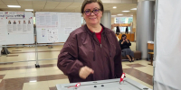 Лариса Лазутина проголосовала на выборах в Государственную Думу и Московскую областную Думу - Городской округ Одинцово