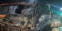 Поздней ночью в Орле на ходу загорелся «КАМАЗ» - Орловский Вестник