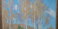 Г. А. Безукладников. Картина. «Осень». Источник фото: https://vk.ru/schelkovo.museum - Туристический портал