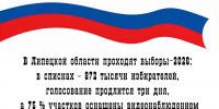 В Липецкой области проходят выборы‑2026: в списках — 872 тысячи избирателей, голосование продлится три дня, а 75 % участков оснащены видеонаблюдением - Народное слово