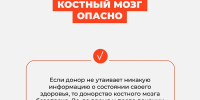 Завтра Всемирный день донора костного мозга: развеиваем популярные мифы о донорстве - Министерство Здравоохранения