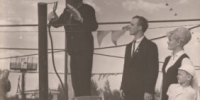 Закладка Кургана Бессмертия. 7 мая 1967г. Фотография из коллекции фотодокументов ГКУ БО ГАБО-ЦДНИБО №36. - Государственный архив