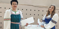 Пронские артисты выступили с концертом сразу на двух участках, а потом сами пошли голосовать - RyazPressa.Ru