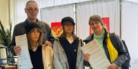 Семья врачей-анестезиологов из Королёва проголосовала вместе с детьми - Администрация г. Королёв