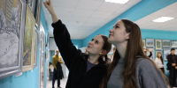 На факультете педагогического и художественного образования работает выставка «Родное и близкое» - МГПИ им. М.Е. Евсевьева