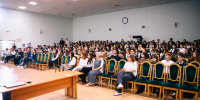 «Не бойтесь идти вперёд»: в «ТИСБИ» прошёл открытый диалог с первокурсниками - Тисби