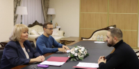 Вице-премьер Ольга Макеева провела рабочую встречу с министром молодёжной политики ДНР - Правительство ДНР