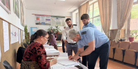 Сотрудники службы судебных приставов приняли участие в голосовании в Маджалисе - Кайтагский район