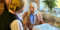 110-летняя Анастасия Батыченко проголосовала на дому в ЕАО - РИА Биробиджан