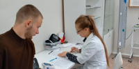 Проголосовал — и заодно проверил здоровье! - Беловский район