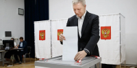 Андрей Иванов проголосовал на выборах в Госдуму и Московскую областную Думу, Сентябрь - Городской округ Одинцово