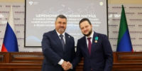 Руководитель Росавиации Дмитрий Ядров получил орден Почёта Республики Дагестан III степени. - ГТРК Дагестан
