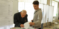 101-летний ветеран из Адыгеи Иван Дзюба принял участие в выборах - Советская Адыгея