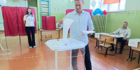 Олег Саитов проголосовал в Жигулёвске - Волга Ньюс