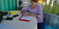 Старейшая жительница Котовского района отдала свой голос на выборах на дому - Волга-Медиа