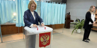 Министр внутренней политики Воронежской области Елена Дерганова проголосовала на выборах депутатов Госдумы - РИА Воронеж