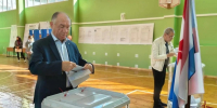 Председатель ветеранской организации Управления Росгвардии по Республике Мордовия принял участие в Едином дне голосования - Росгвардия